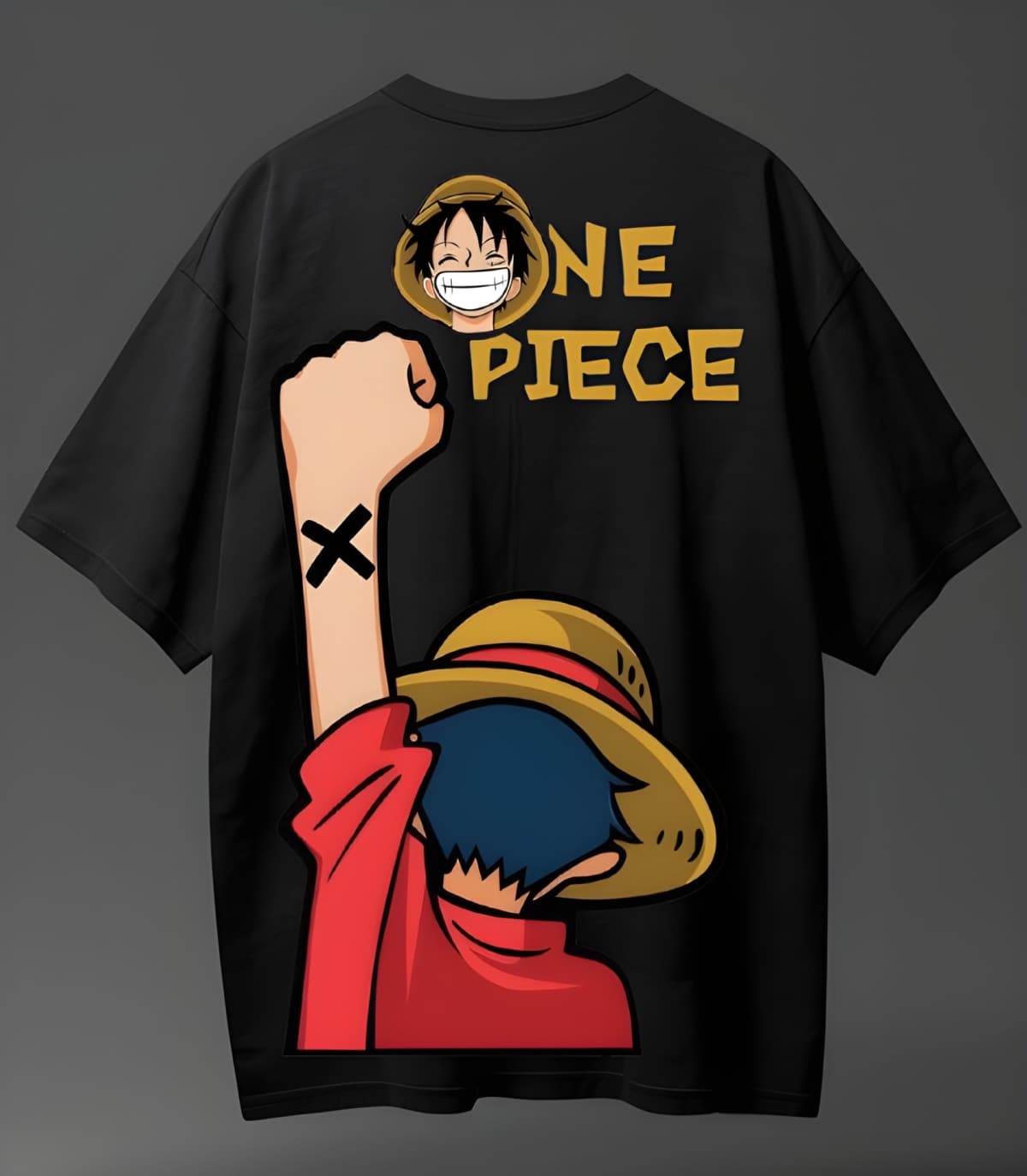 Straw Hat Fist — One Piece Oversized Tee