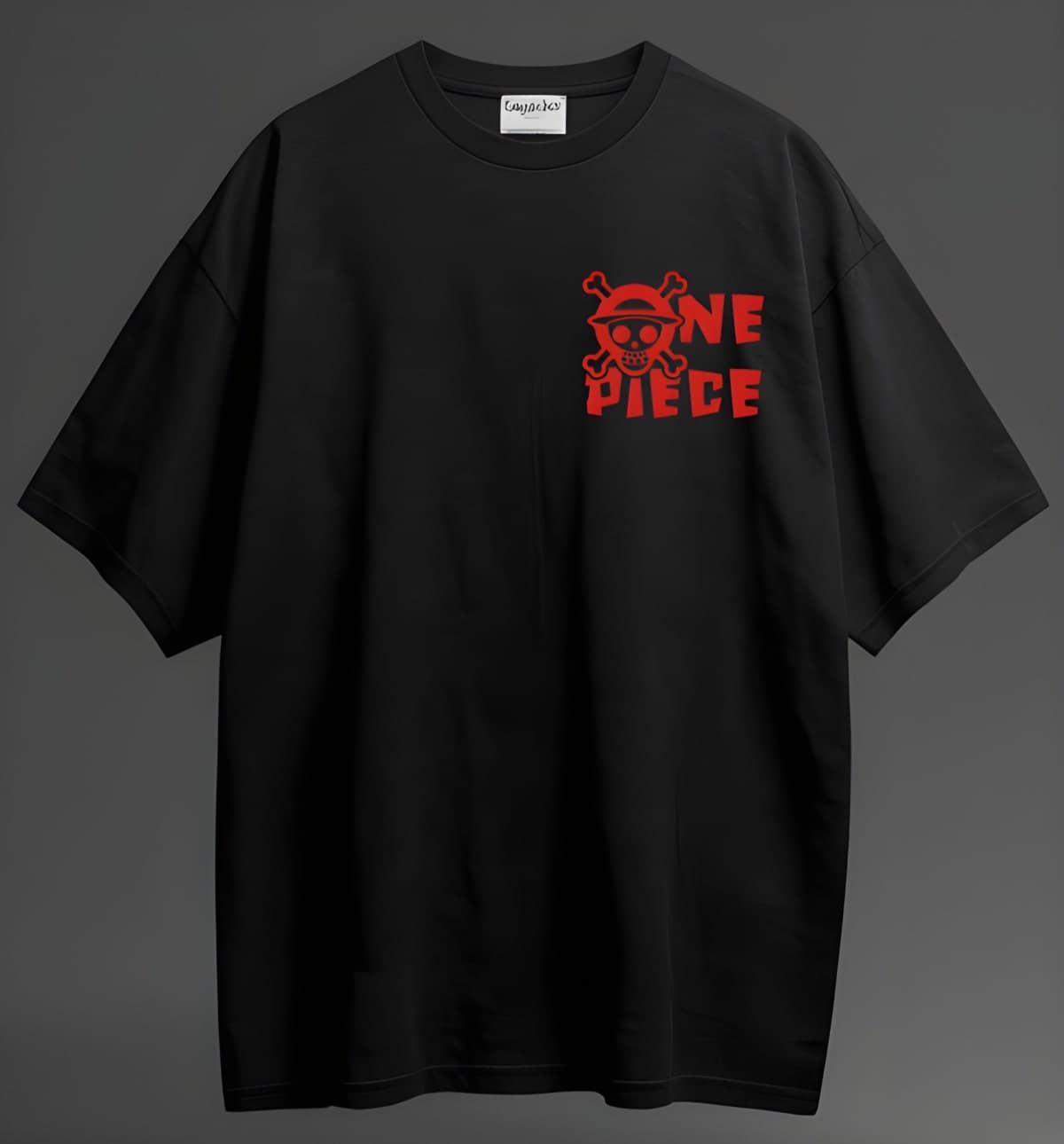Straw Hat Fist — One Piece Oversized Tee image 1