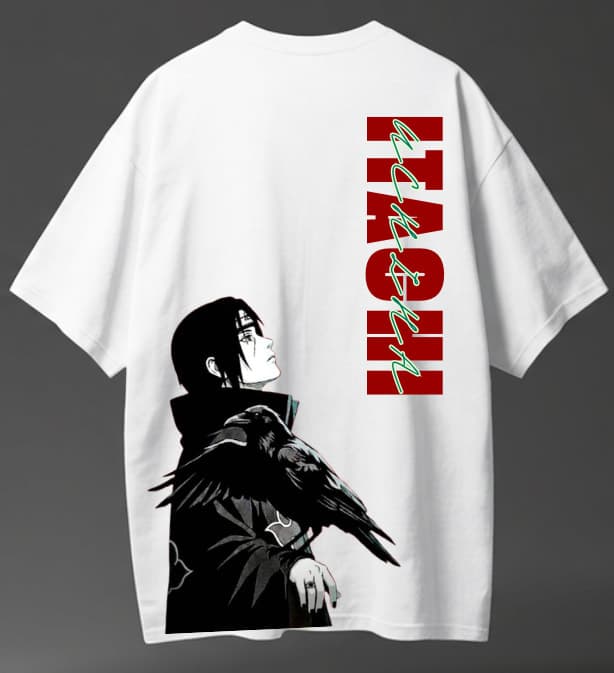 Itachi's Burden — Akatsuki Oversized Tee image 2