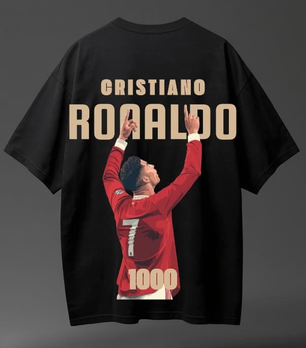 CR7 — 1000 Goals Oversized Tee image 2