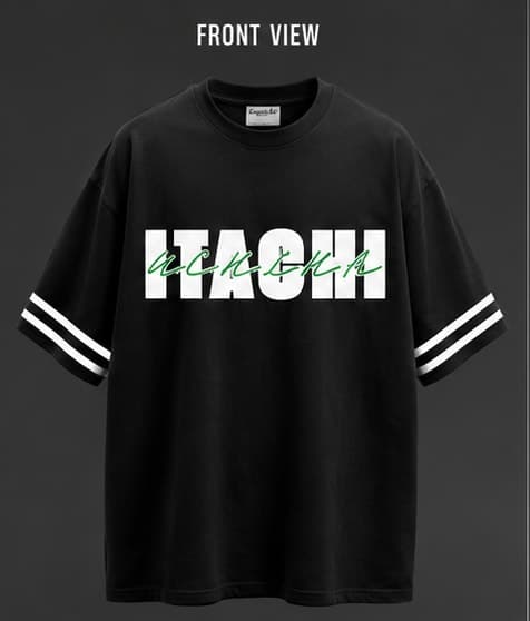 Brotherhood of Crows — Itachi Uchiha Oversized Tee image 1